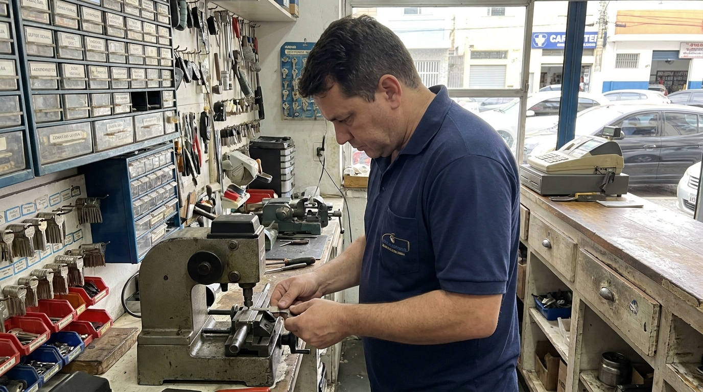 Confecção de Chave Automotiva profissional em Florianópolis‑SC