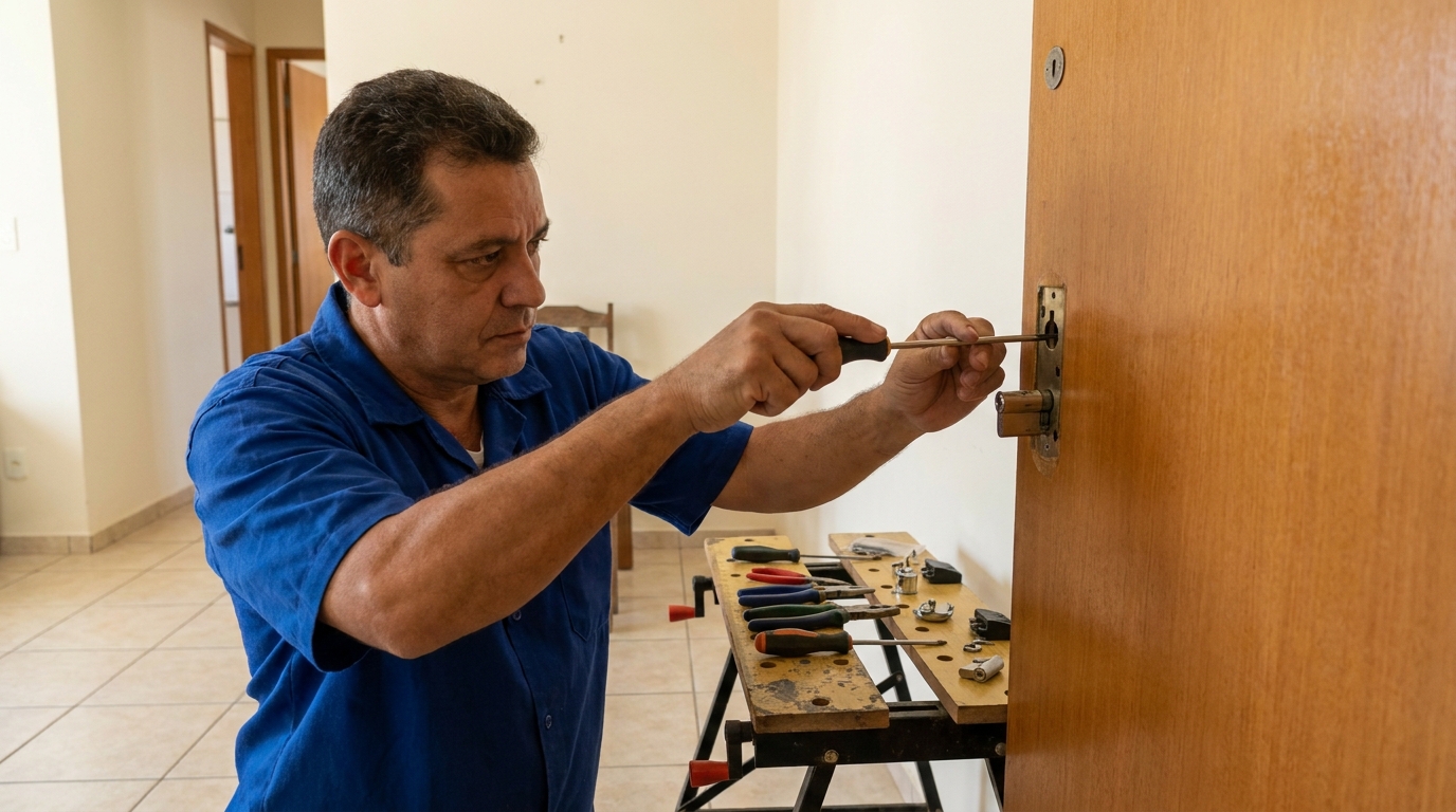 Troca de Segredo Residencial 24 horas em Florianópolis‑SC